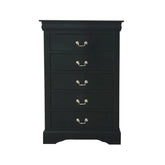 Louis Philippe III Black Chest Model 19506 By ACME Furniture